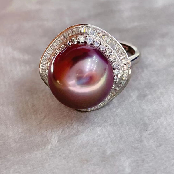 Anillo de perla para mujer en plata de ley 925