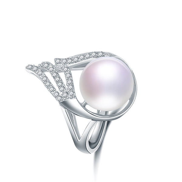 Anillo ajustable de plata esterlina 925 con diseño de cohete único de alta gama para mujer