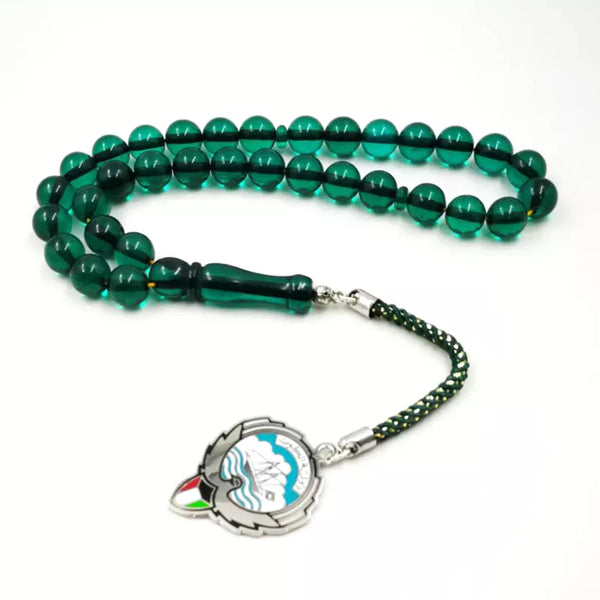 Green Rosary Muslim Tasbih Kuwait March 8 prayer beads Bracelets