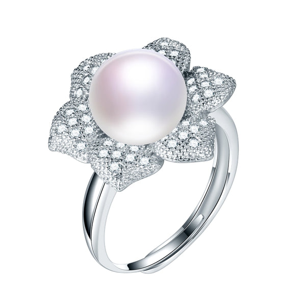 Anillo auténtico de plata de ley 925 para mujer