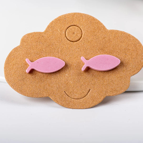 Pendientes de cerámica para mujer DIY para niña