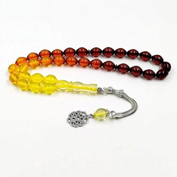 Tasbih Misbaha Red Resin Rosary Bead Bracelet Islamic Accessories Prayer Bead