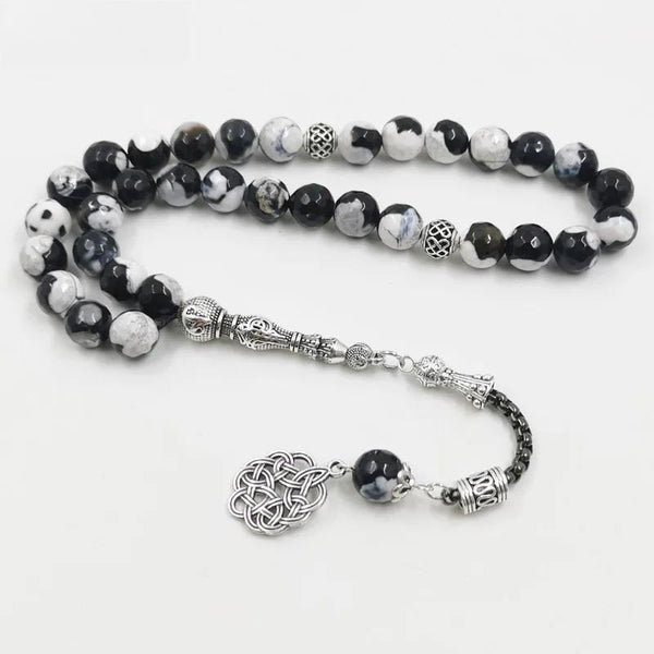 Prayer beads Brazilian agate Tasbih Rosary Muslim turkish accessories on hand 33 beads bracelet
