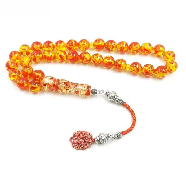 Tasbih Resin The color of ambers Muslim prayer beads Gift