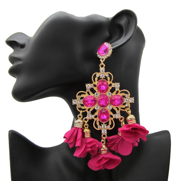 Nuevos pendientes indios grandes bohemios Oorbellen para mujer