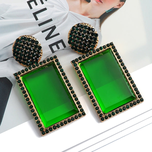 Pendientes colgantes Y2k de diseño para mujer