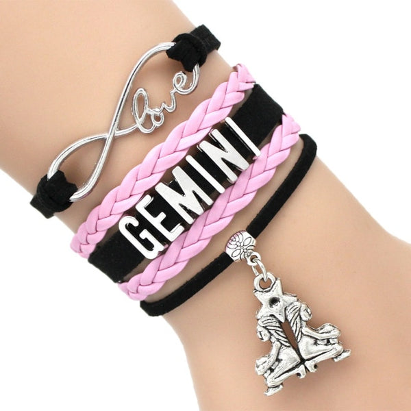 Pulseras del zodiaco Aries, Tauro, Géminis, Cáncer y las 12 constelaciones