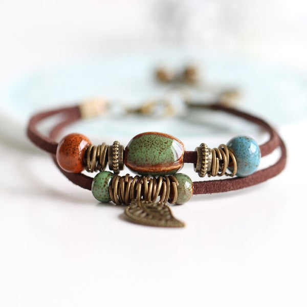Pulseras de moda con esmalte de alta temperatura de Ancient Ways