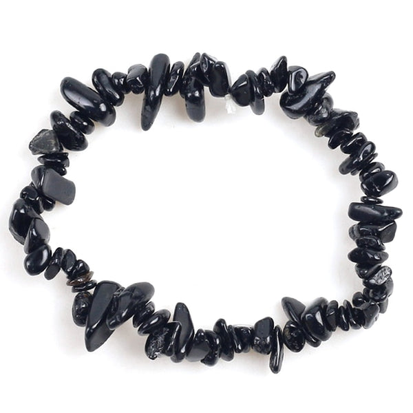 Pulsera de cristales naturales, chakras, piedras, aguamarinas y amatistas