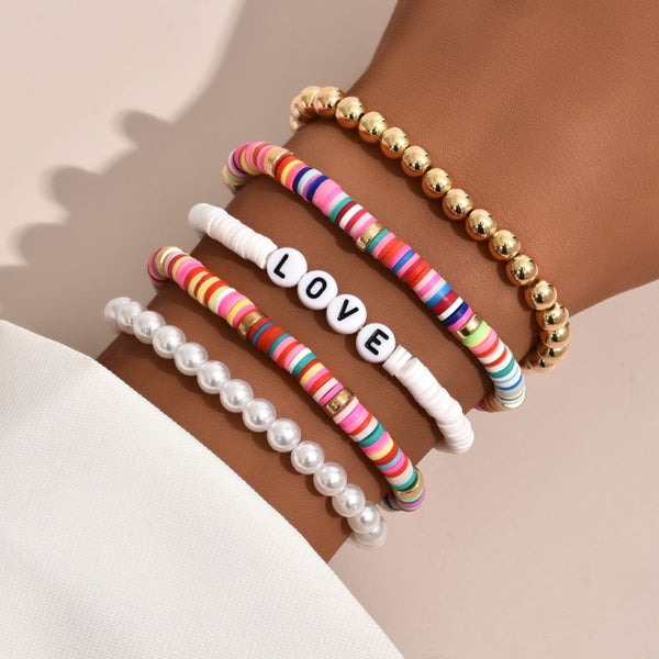 Conjunto de pulseras bohemias para mujer